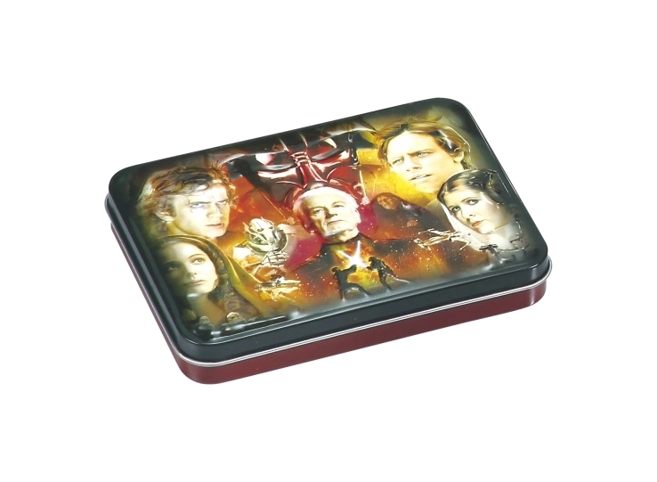 Rectangle Shape CD and DVD Gift Tin Metal Tin Case Storage Tin Can Packaging Tin Box