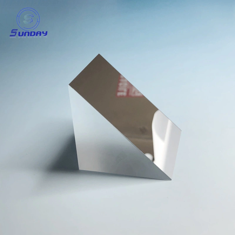 Optical Right Angle Prism with Aluminium on Angular Surface