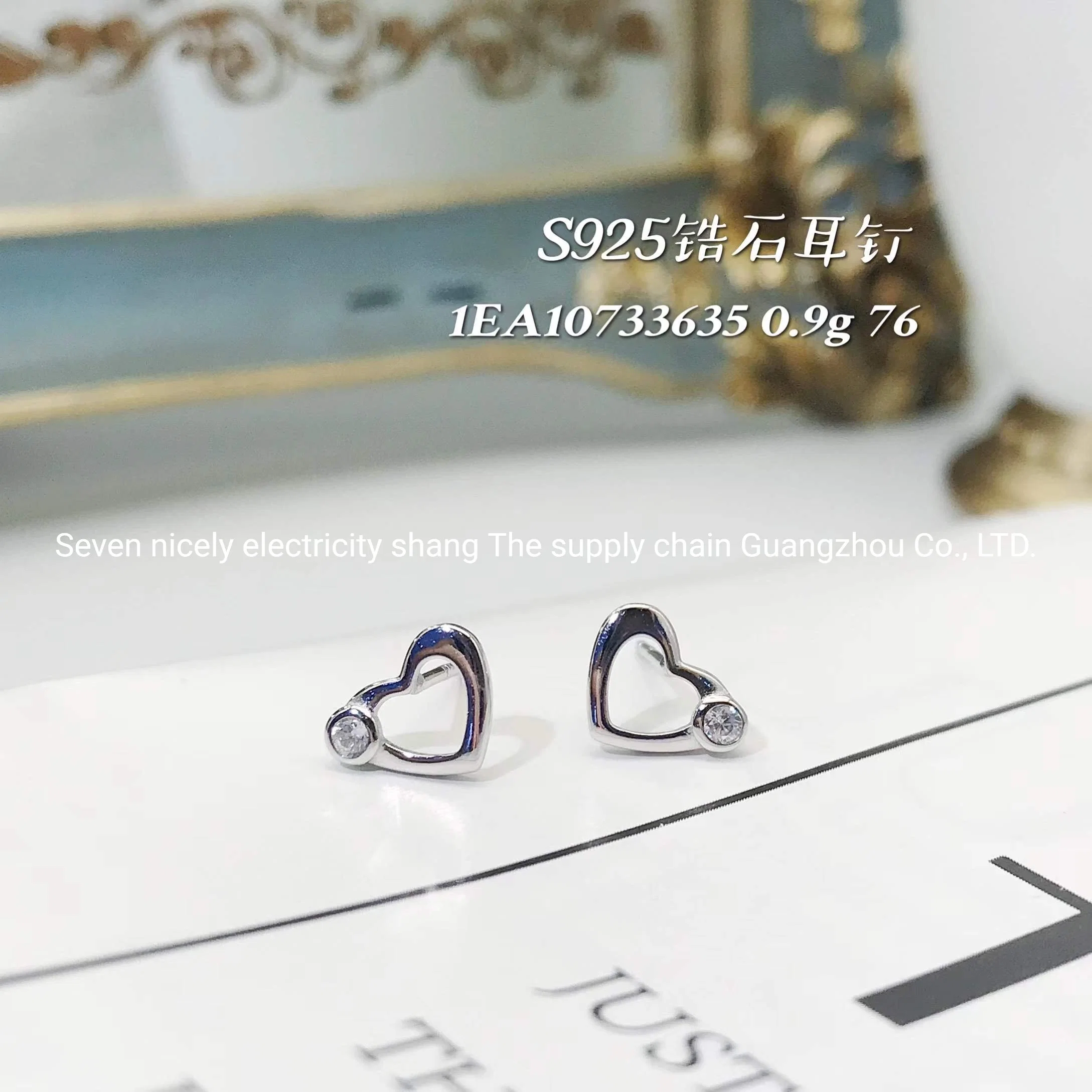 Fashion Accessories OEM ODM 925 Silver Earrings New Arrival Wholesale/Supplier Jewelry for Birthday Gift