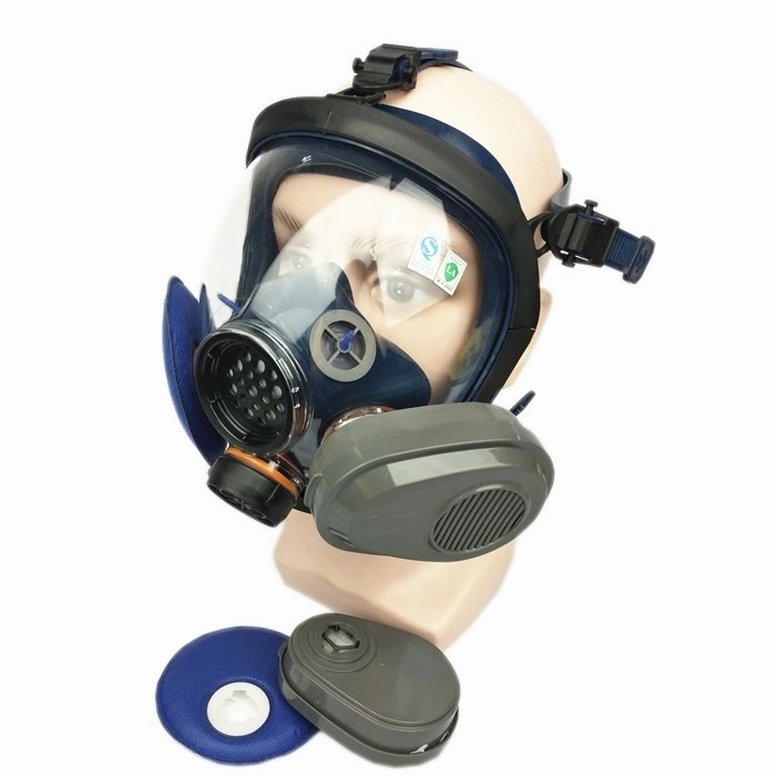 Staub-chemische schützende industrielle Respirator-Schablonen des vollen Gesichts-En136