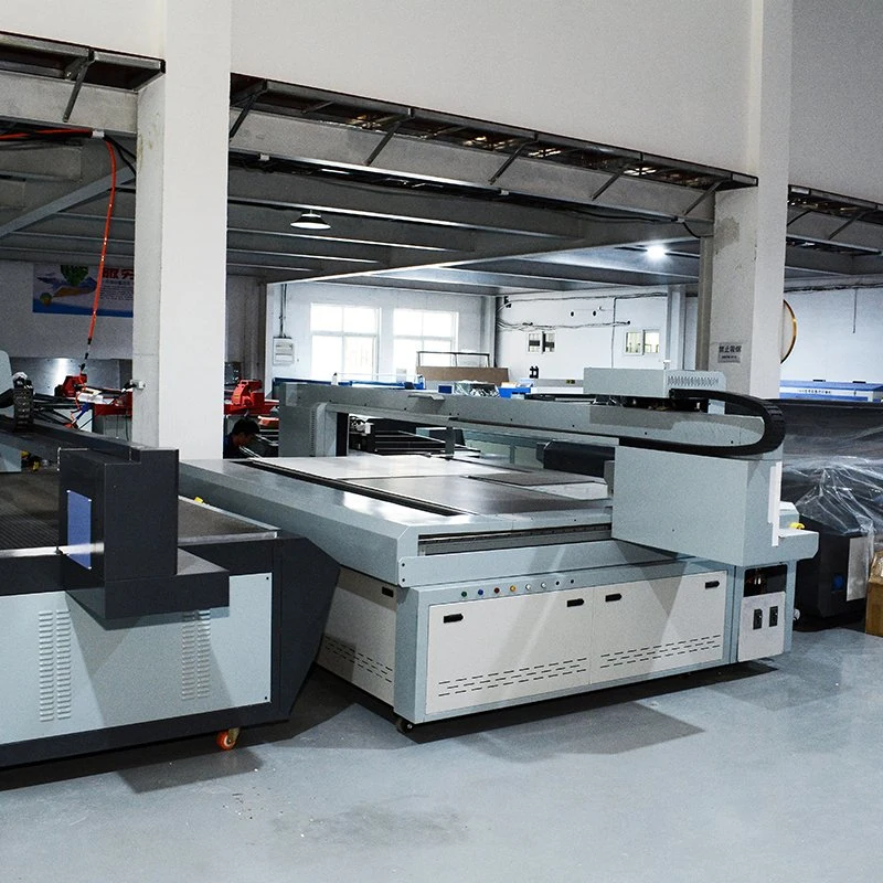 Digital Large Format LED UV Flatbed Printer Sn-2513 Two Bond Metal Acrylic PVC Plastic Sheet Ceramic Wood Glass Press