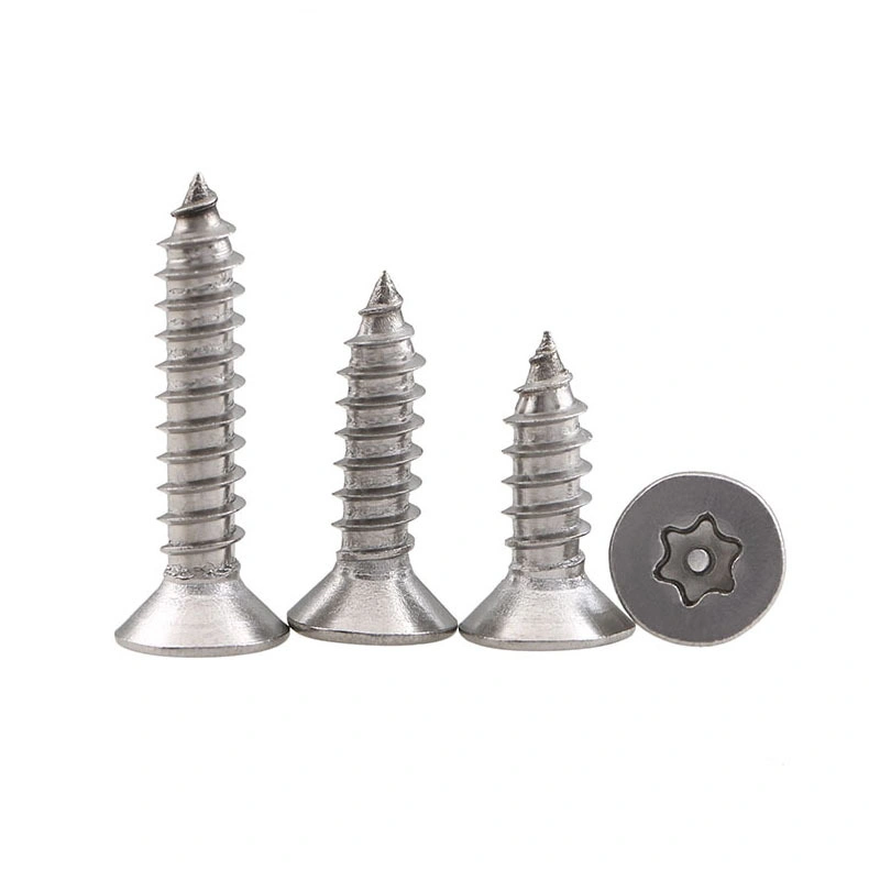 Wholesale/Supplier Stainless Steel Large Flat Head Plum Blossom Groove Machine Self-Tapping Screw