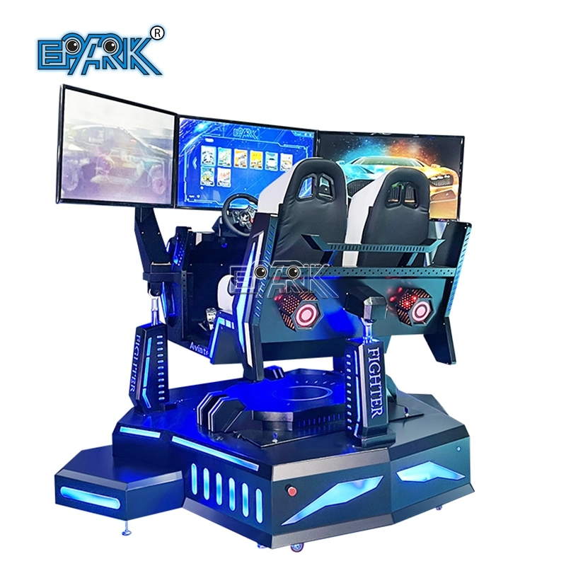 Epark VR Equipment 9d Racing Simulator 3 Screen Car Racing Máquina de juegos para el centro de juegos