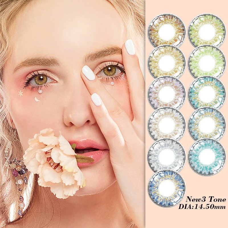 Mill Creek Wholesale/Supplier Very Cheap Eye Contact Lenses Soft Circle Cosmetic Color Contact Lens 1 Year Color Lens