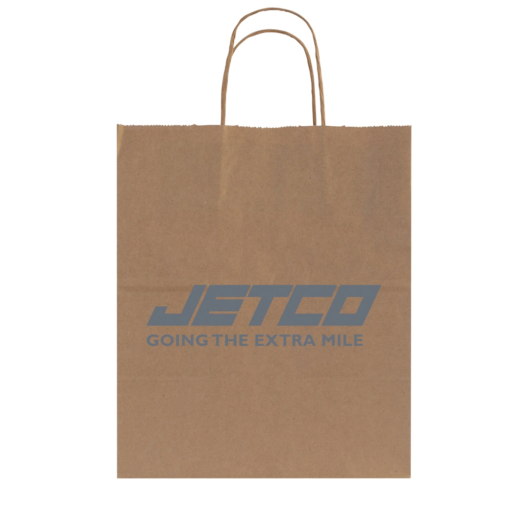 Custom Craft Paper Bag for Carry out Apparel with Handles