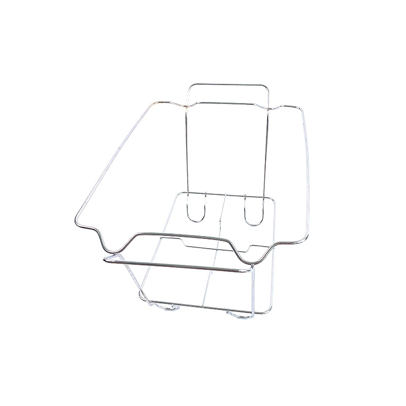 Хромированная проволочная подставка для натирания для полноразмерного одноразового пакета Стол для пара
