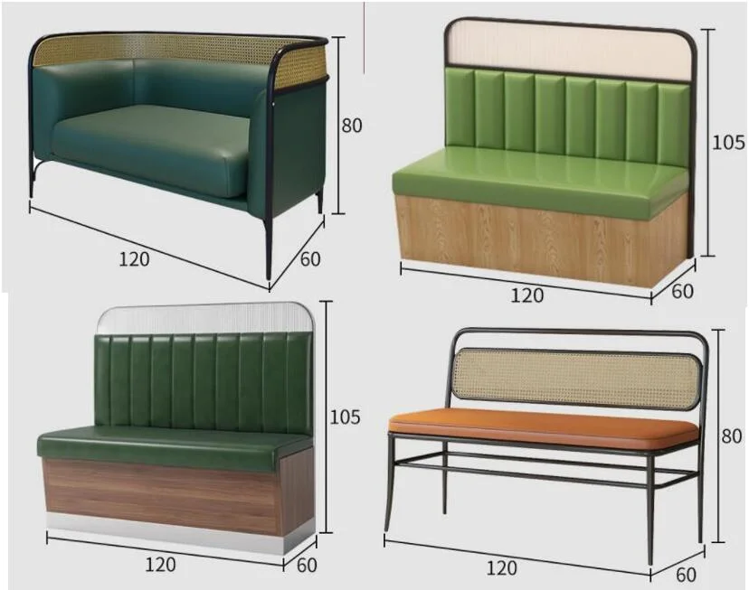 Le restaurant boutique personnalisée en usine Sièges de table et chaise combinaison