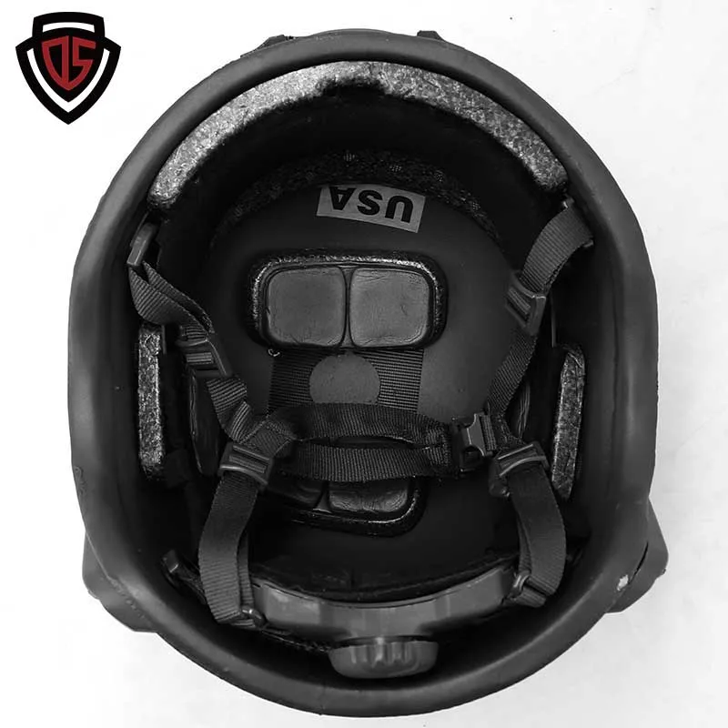 Double Safe Manufacturer Customize Professional Fast Safety Combat Police Tactical Bulletproof Ballistic Helmet