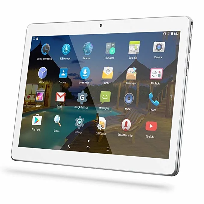 Günstiges 10-Zoll-HD-Full-Screen-Tablet 6GB+128GB ROM 5MP+8MP WiFi GPS Dual SIM Android 10,0 System Kids Tablet PC