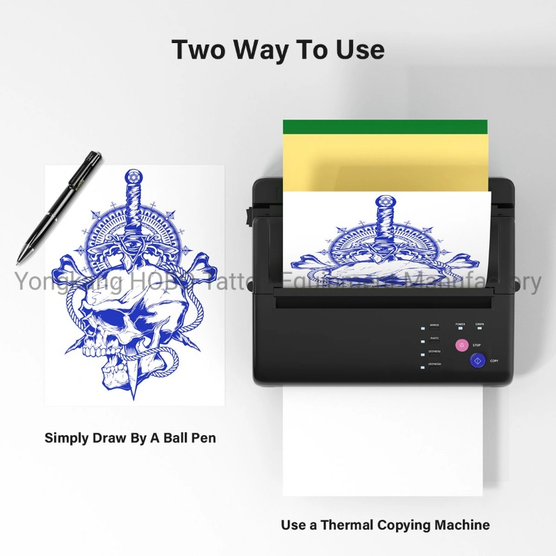 A4 impresora dibujo Termal estarcido Fabricante Copier Tattoo Transfer Machine Máquina térmica de tatuaje