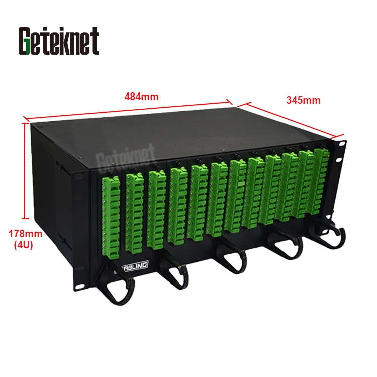 منافذ توصيل الحامل 4U 144 ذات الجودة العالية لتوصيل كبلات Gcabling 288 محرك أقراص ضوئية غير نشط يعمل عبر محرك أقراص ضوئية يعمل عبر نظام الإرسال عبر شبكة (