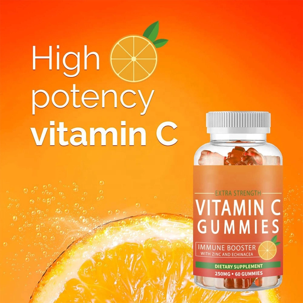 Vitaminas Gummies piel crecimiento del cabello Gummy para Gummies de vitamina C.