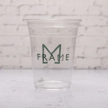 Cups with Lids Biodegradable Plastic Customized Cold Drinking Clear Compostable PLA Disposable Logo 12 16 20 24 32 Oz Beverage