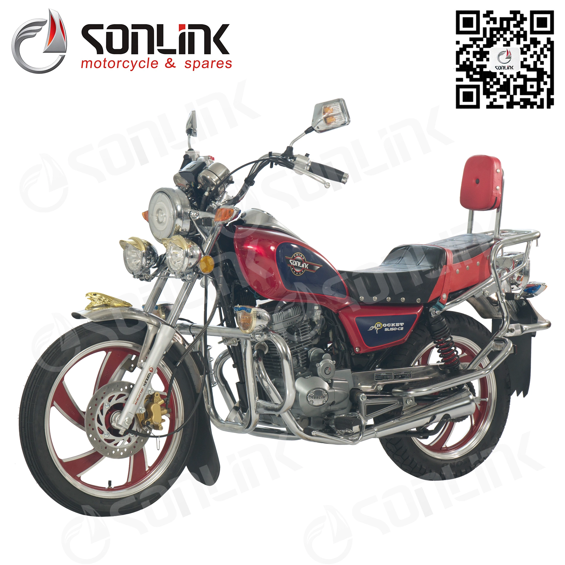 Honda Type Chopper 110cc/125cc/150cc Gas EEC Gn125 Scooter/Motorcycle (SL150-C2)