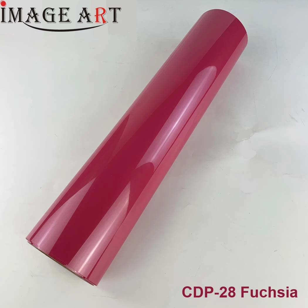 0.5*25m Heat Transfer Vinyl/Film PVC for Printing Clothes/ Garment/T-Shirt Cdp-28 Fuchsia