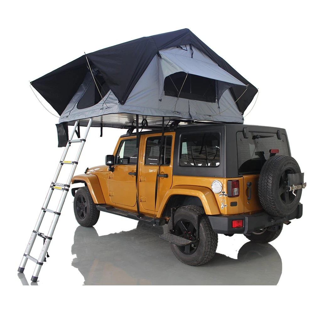 Tente de toit souple imperméable pour camping en voiture 4X4 en plein air.