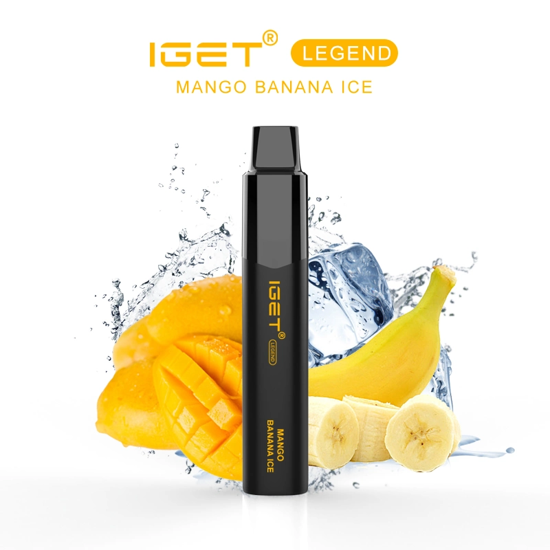 Mango Banana Ice Flavor Iget Legend Iget King 4000 Puff E-Cigarette Atomizer