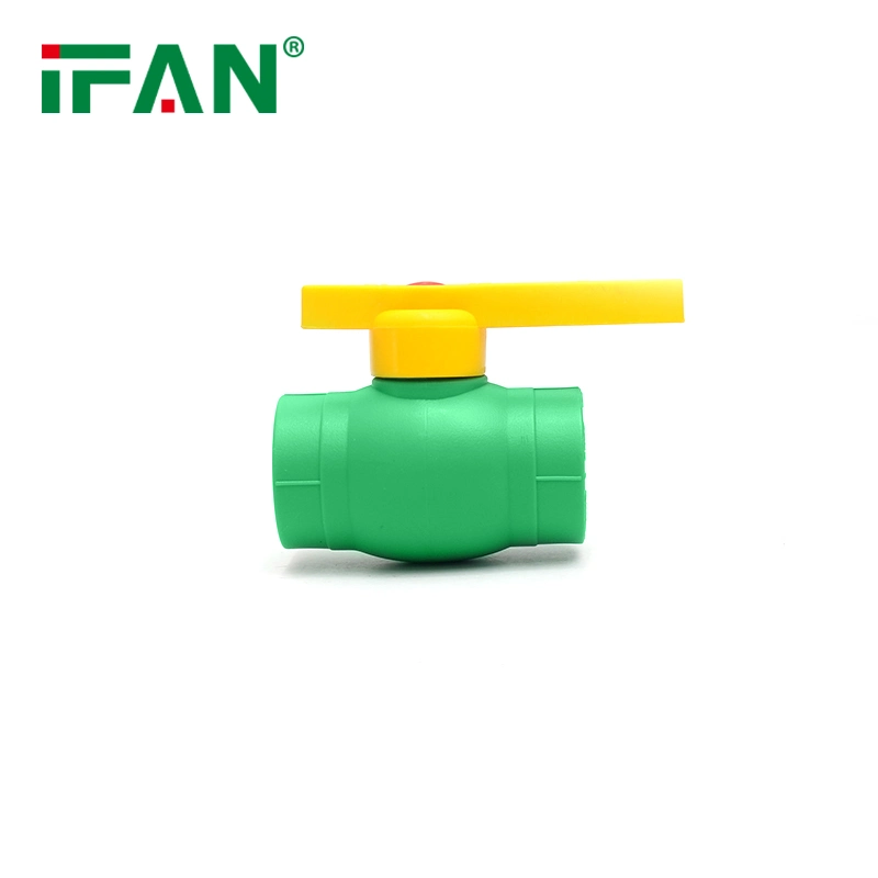 IFAN PN25 20-110mm Eisenkern langer Griff PPR-Kunststoffkugel Ventil