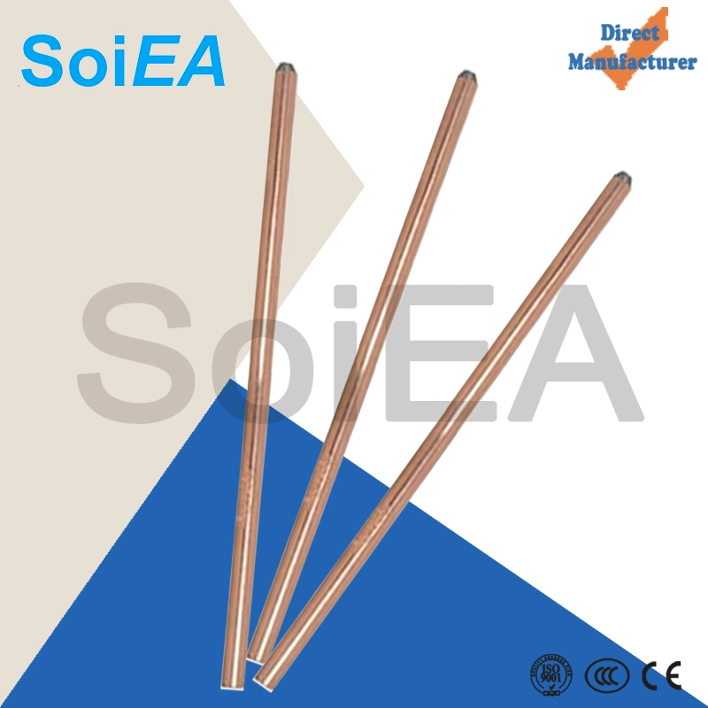 Industrial Controls Voltage Protector Furse Ground Rod Factory for Grounding and Earthing Material Earth Rod Copper Ground