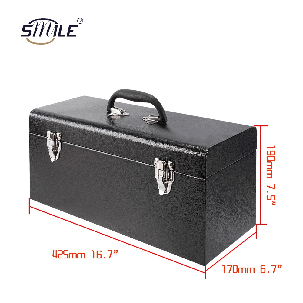 Boîte à outils empilable personnalisée Smile boîte à outils en aluminium de qualité supérieure