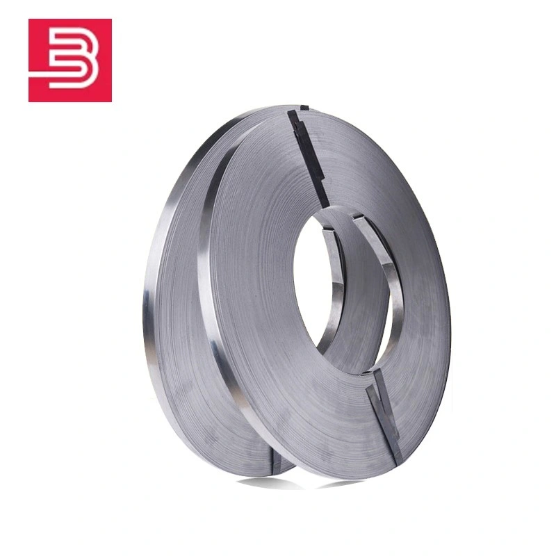 Custom Packing Tape Steel Strip Tensile Resistance 16/19/32mm Cold Rolled Steel Plate