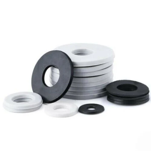 Custom Vulcanized Round Flat Rubber Washer Neoprene Silicone Nitrile NBR EPDM Nature Rubber Various Raw Materials Are Available