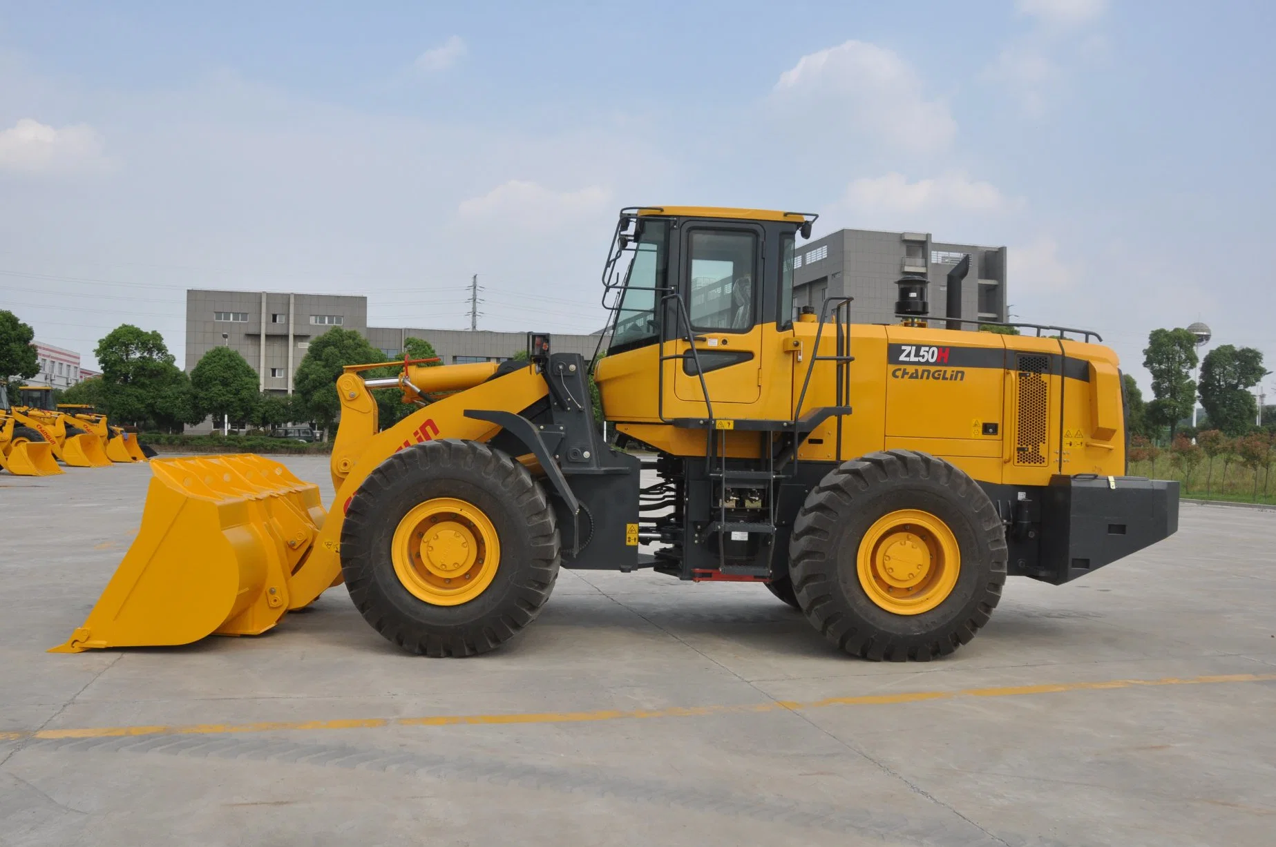 Changlin Official Zl50h Heavy Load 5ton Wheel Front End Loader with Bucket