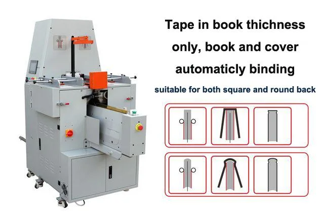 Hardcover Book Casing-in Glue Binding Machine