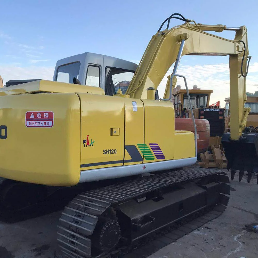 Sumitomo SH120 de segunda mano maquinaria de construcción utilizados de la excavadora sobre orugas hidráulica de la tierra de las piezas móviles de 12 toneladas Mini excavadoras de la máquina para la minería de Digger Venta