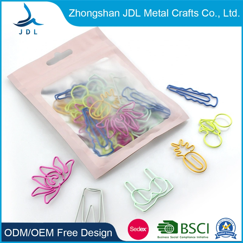 Wholesale/Supplier Custom Spring Size Metal Bookmark Steel Paper Clip Promotional (promotion) Gift