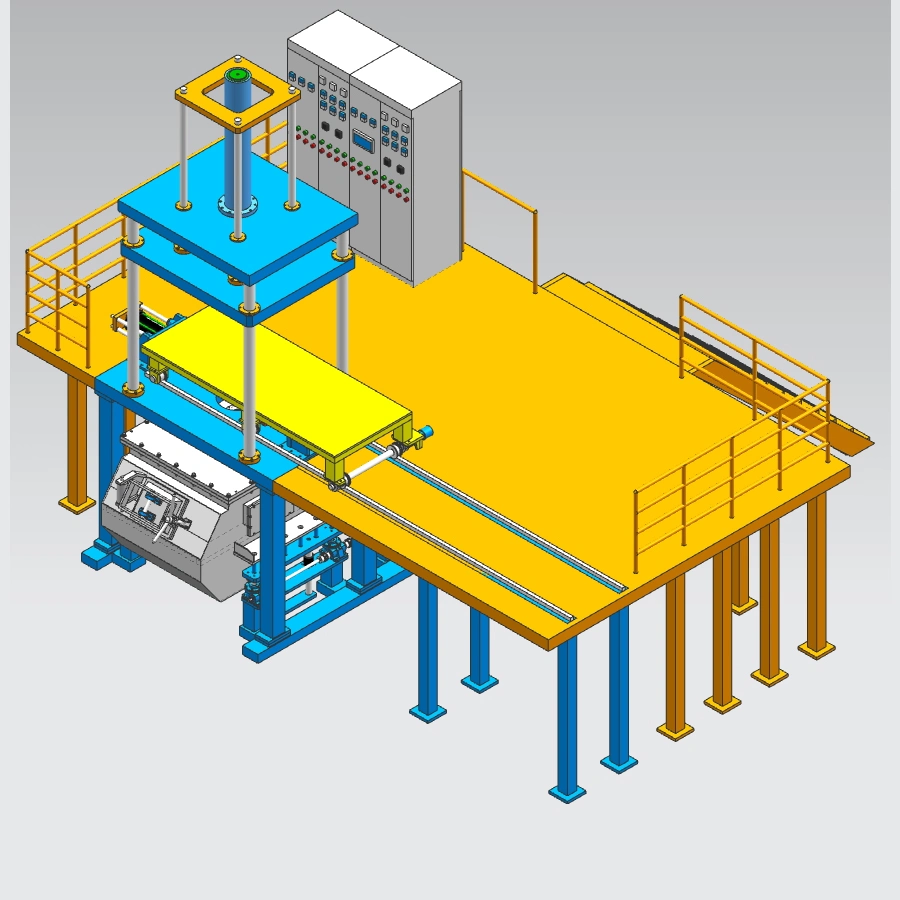 Asia Low Pressure Casting Machine with Aluminum Hydraulic Couples