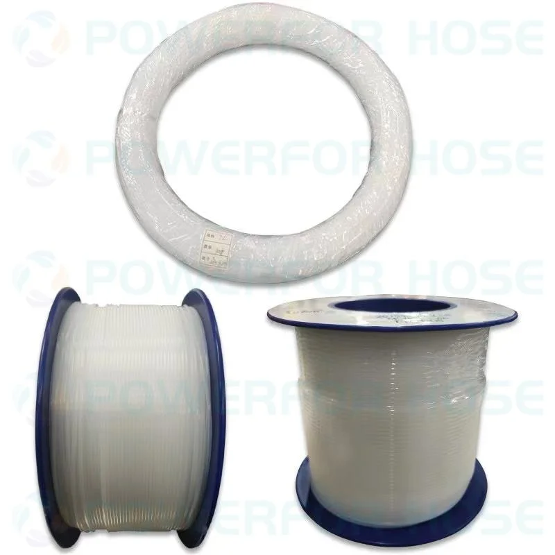 150V AWG L Type Translucent PTFE Tube PTFE Capillary Wall Thickness 0.15/0.2/0.3mm 100% PTFE Tube