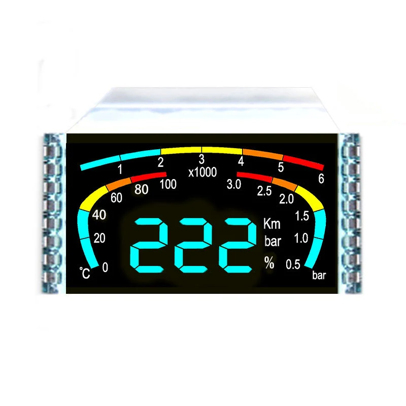 Custom Connector Mono LCD Display LCM Segment Module for E-Bike