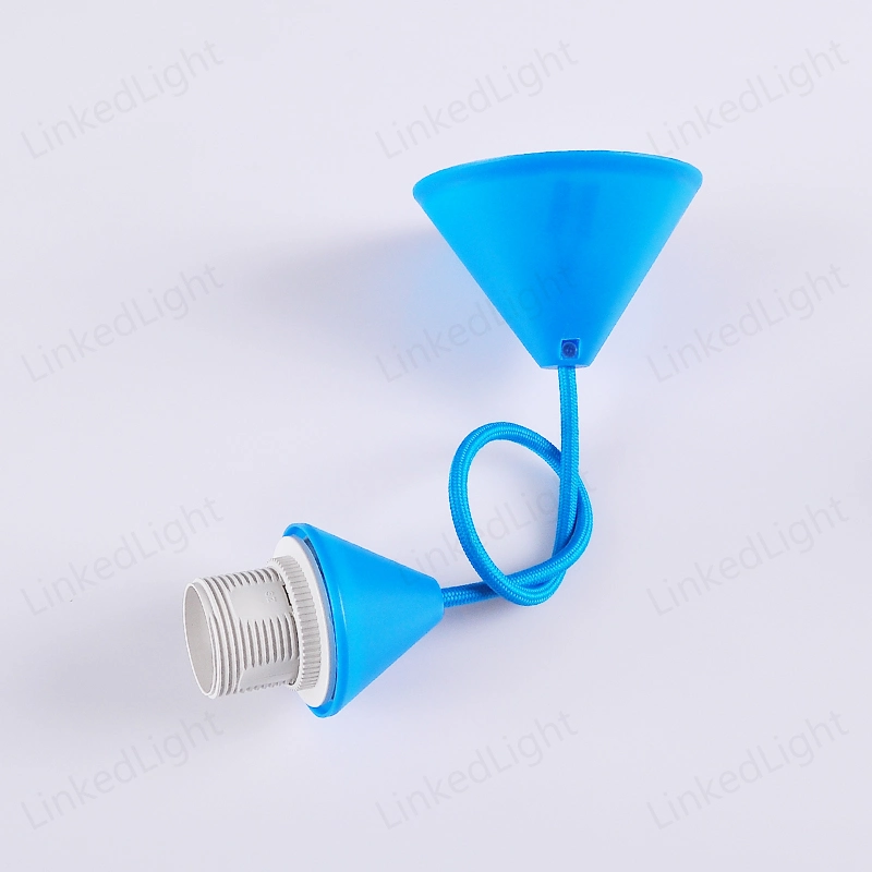 Plastic Hanging Light Socket DIY Ceiling Pendant Lamp E27