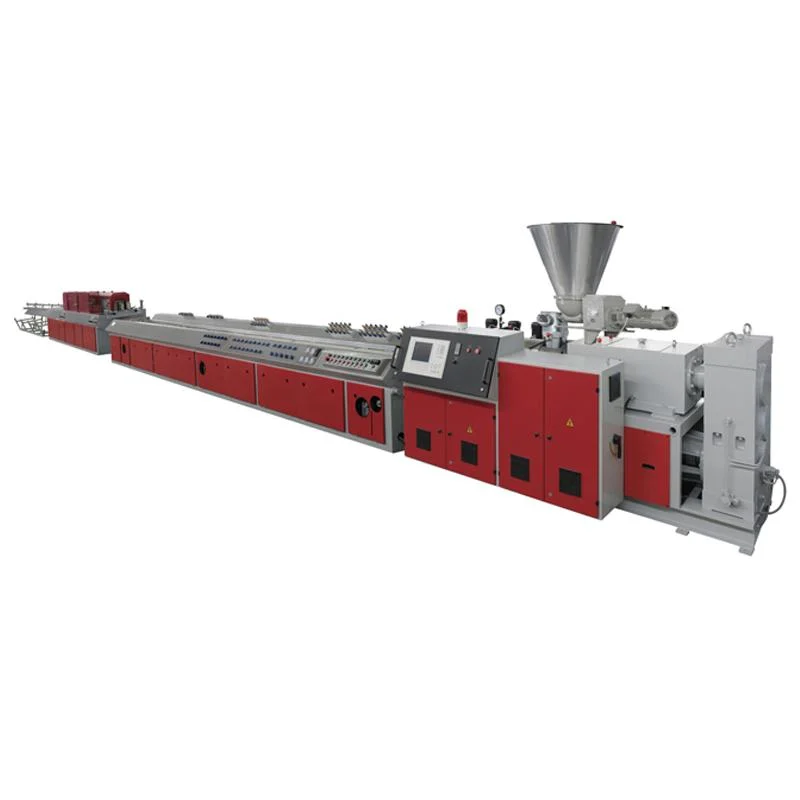 WPC/PVC Door Panel Extrusion Line Plastic Wood Composite Extruder Machine