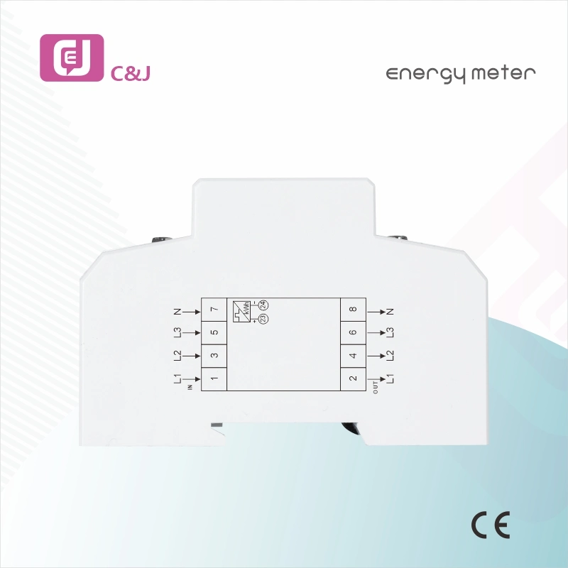 Hot Sale 3 Phase 4 Wire Smart DIN Rail Digital Electronic Energy Meter