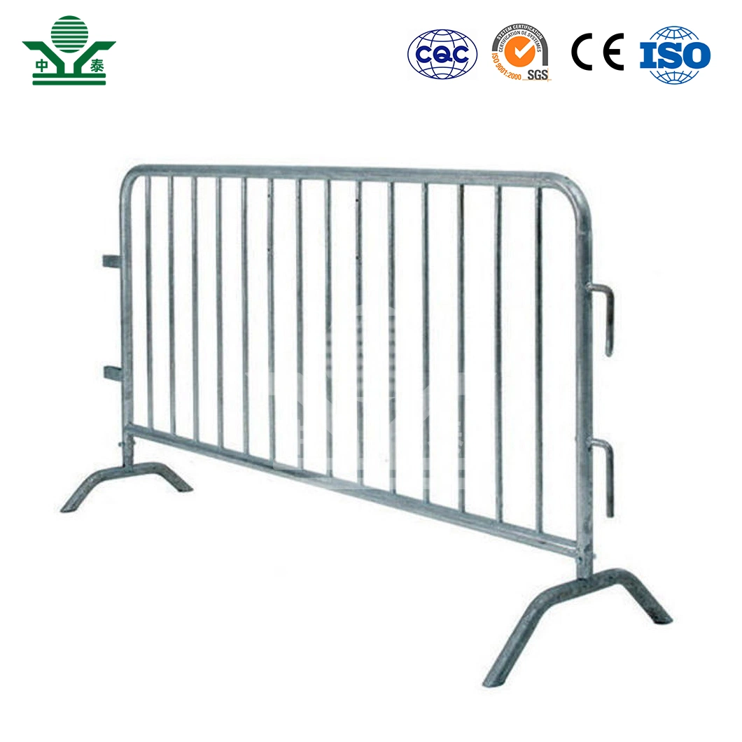 Zhongtai Removable Fencing 32 mm Od X 1.5 mm Thickness Galvanized Crowd Control Fence China Wholesalers 6X10 Temporary Fence Panel