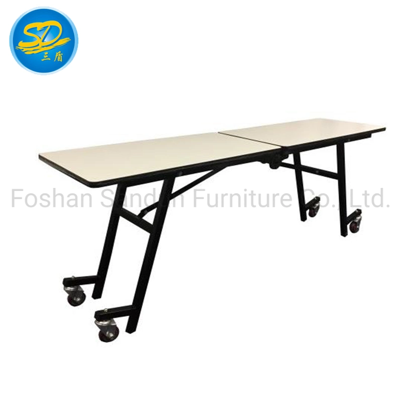 China Factory Directly Sell Folding Rectangle Meeting Conference Wood Table