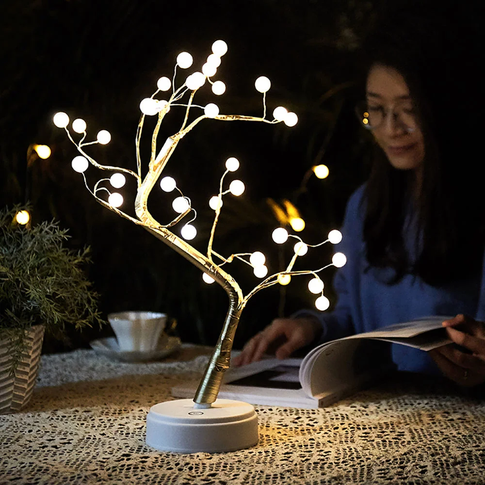 Europäischer Stil Moderne Baum Modell Licht Büro Heim Dekor Geburtstag Weihnachtsgeschenke