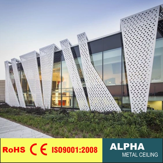 Aluminum Decoration Exterior Metal Solid Wall Claddings Curtain Wall