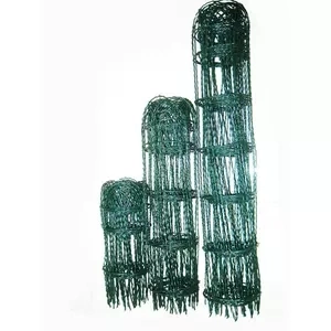 Green Outdoor Decorative Garden Wire Folding Flower Border Fence Panel