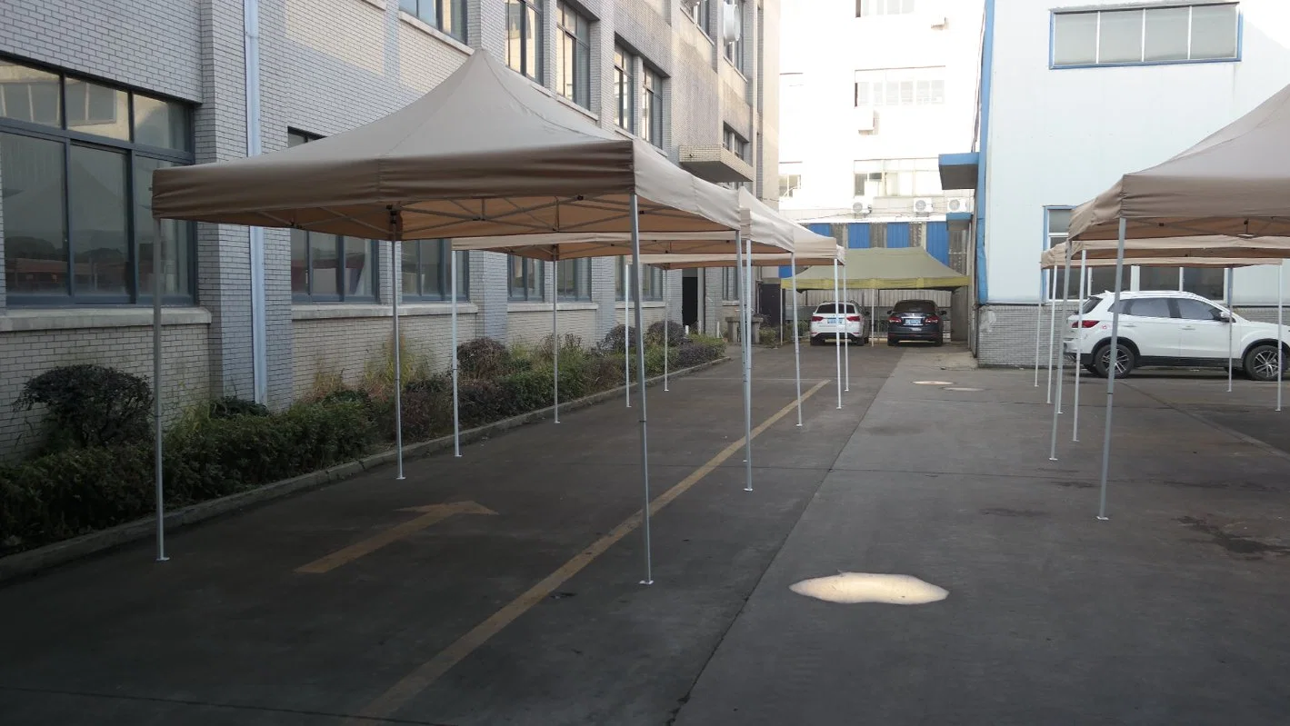 3X3m Fantastic Folding Canopy Tent with Best Price Beige Roof Cover