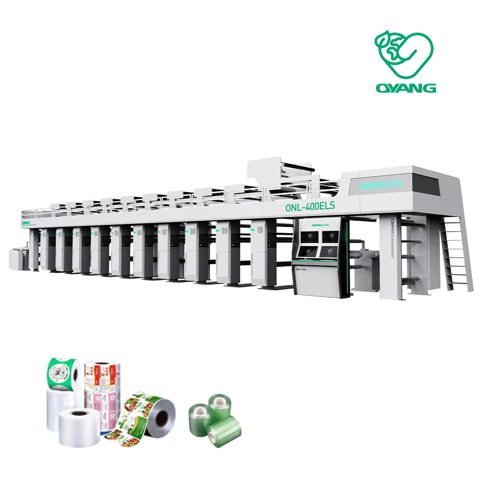 Web Automatic High Quality Gravure Printer Plastic Printing Machine Onl-400els