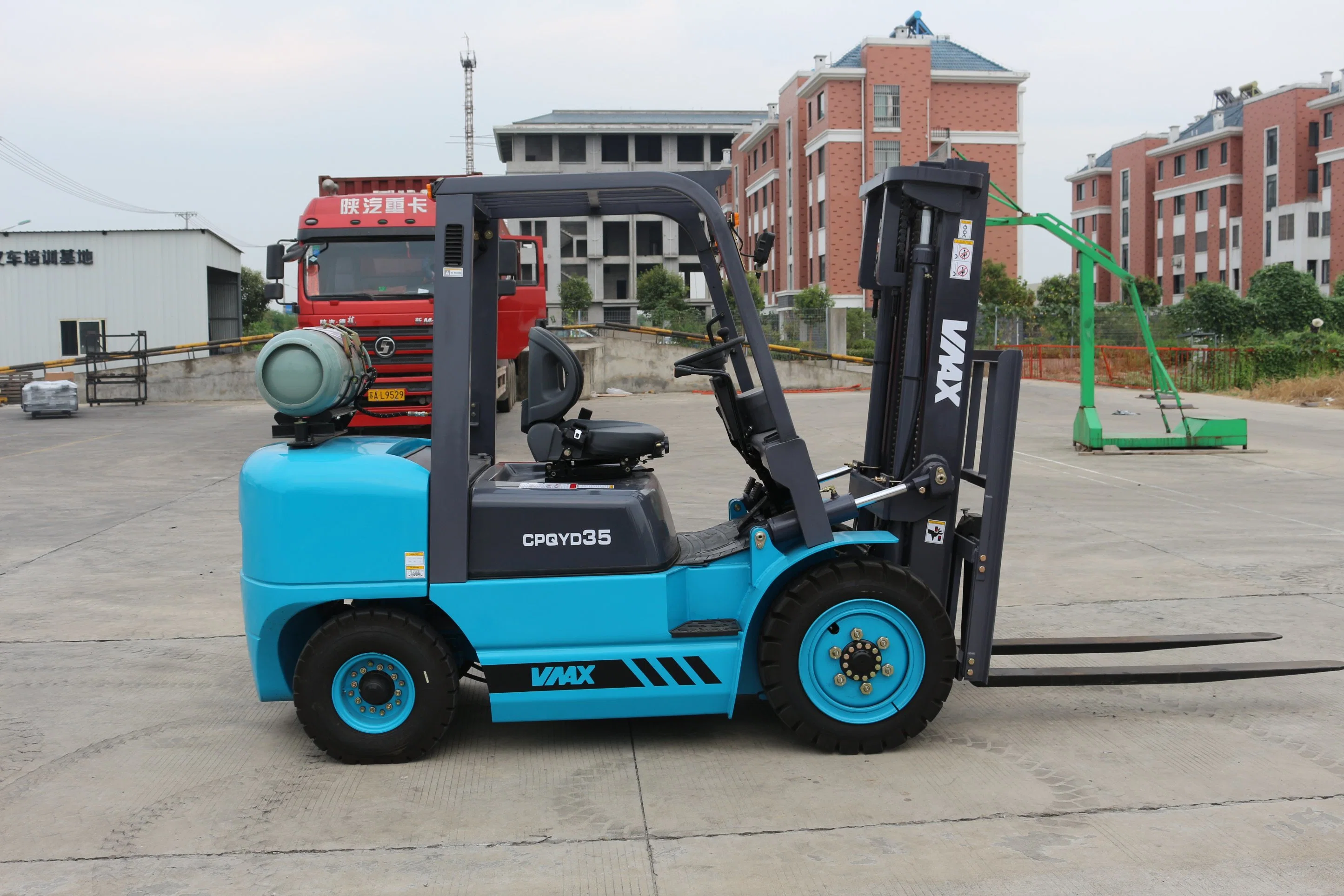 Nuevo accesorio de fábrica máquina de elevación opcional 3,0 Ton 3,5 Ton 4 gasolina LPG Forklift