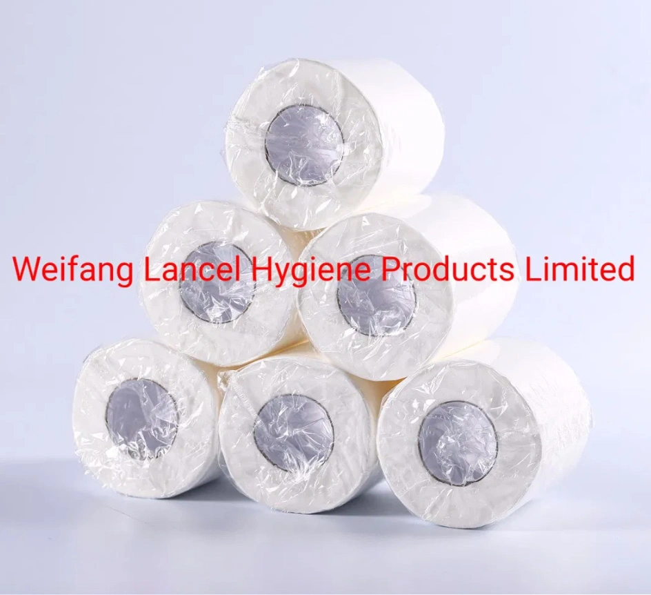 Eco-Friendly Disposable White Virgin Toilet Tissue Roll