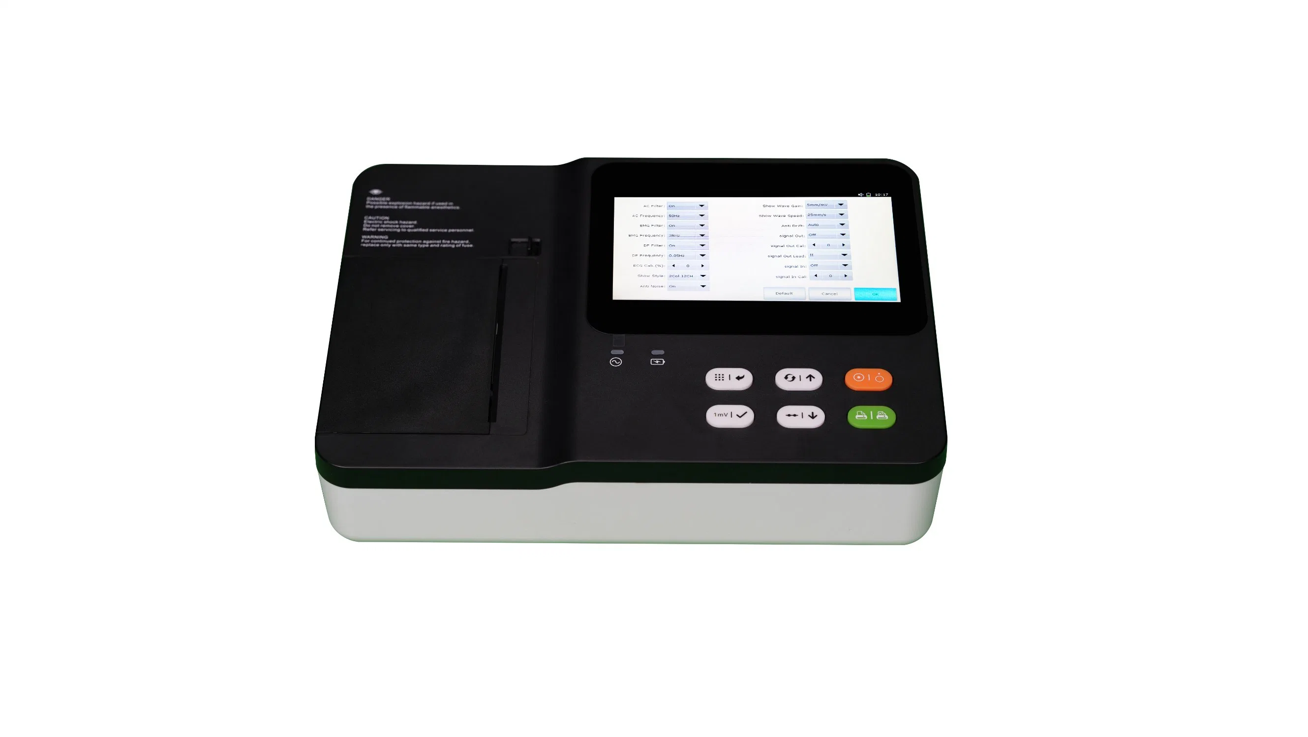 CE Approved Digital Portable ECG Ekgmachine with WiFi and Touch Screen Workspace