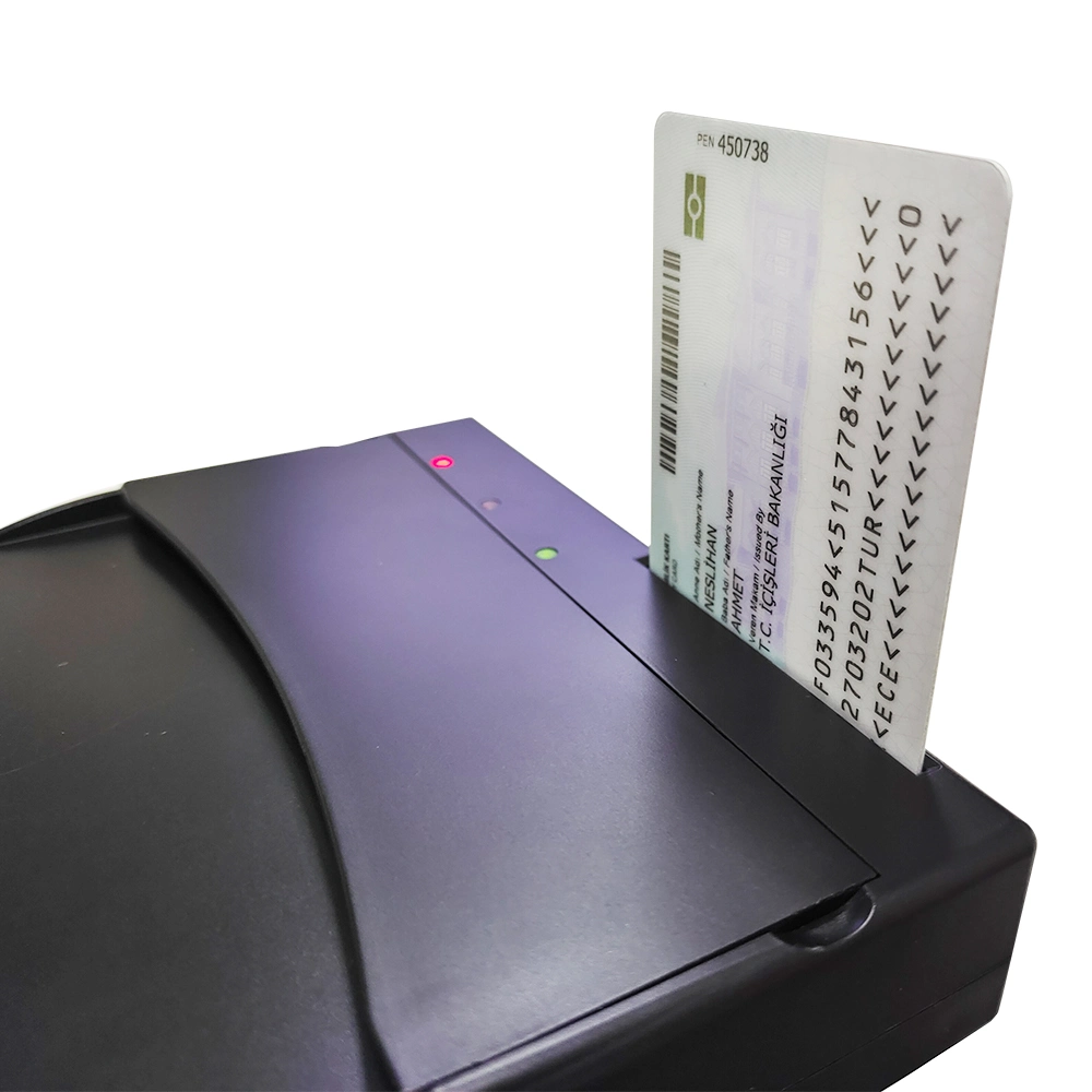 ISO 14443 Passport Halbseitenleser Mrz Passport mit RFID-frei SDK (PPR100 Plus)