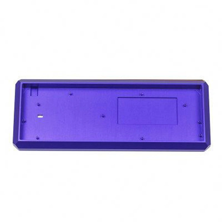 High quality/High cost performance Custom Aluminum Parts Luggage Apparel Metal Shell Accessories CNC Custom Anodized Machining Mechanical Keyboard Shell Accessories