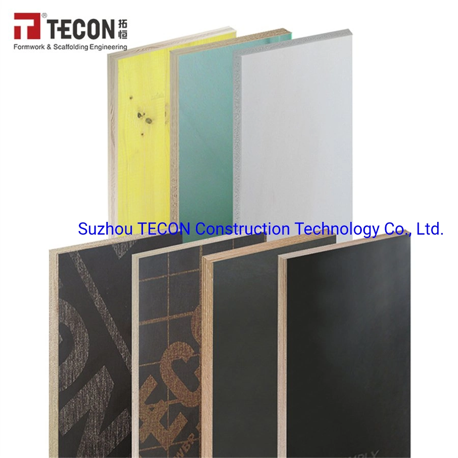 Tecon Black&Brown Glue Marine Waterproof Phenolic Board Construction Film Faced Plywood