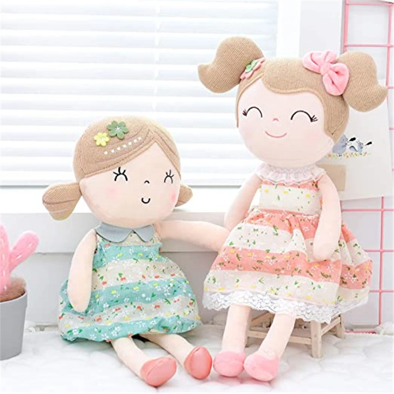 Baby Doll Girl Gifts Toys Rag Dolls Plush Toy Soft Spring Girls Pink